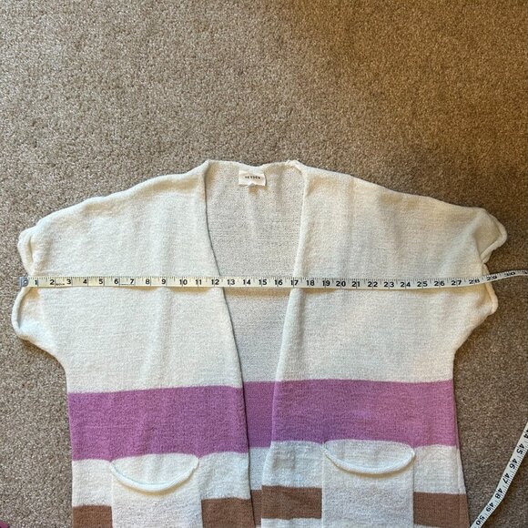 HEYSON Striped Cardigan Size S - Picture 4 of 5